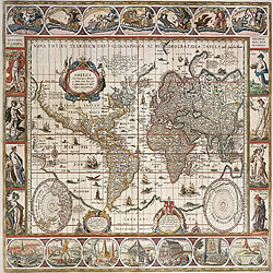 Ravensburger- Puzzle Mappemonde 1650 2000 pièces, 16633