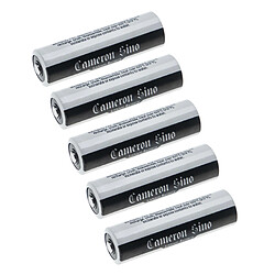 vhbw 5x Piles ER14505 - Piles spéciales (2700mAh, 3,6V, Li-SOCl2)