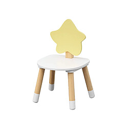 Mobili Rebecca Table et chaise pour enfants Rebecca Mobili Buriti 44x60x40 MDF Pin Blanc Marron ENSEMBLE 2 pcs pas cher