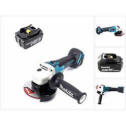 Makita DGA 504 F1J 18 V Li-Ion Meuleuse sans fil Ø 125 mm brushless + 1x Batterie BL1830 3,0 Ah - sans Chargeur