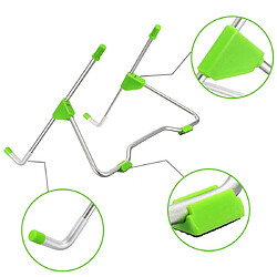 Avis Wewoo Support d'ordinateur portable de refroidissement pour ordinateur Tablet PC en alliage d'aluminium de bureau réglable métal pliant paresseux vert