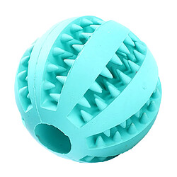 5cm caoutchouc balle à mâcher traiter nettoyage chien formation dents jouet bleu