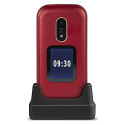 Doro 6060 (Double Sim, Clapet, 2.8'') Rouge 