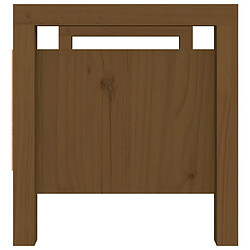 Acheter vidaXL Banc d'entrée Marron miel 80x40x43 cm Bois de pin massif