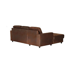 Avis PAUL Canape dangle gauche 4 places - Tissu Marron vintage - Contemporain - L 215 x P 140 cm