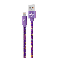 Câble Tellur Graffiti USB vers Lightning, 3A, 1m, violet 