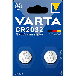 Pile bouton VARTA CR2032 Blister 2