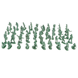 100pack 2cm Réaliste Soldats Modèle Figure Sable Table Scène Accessoire accessoires de scène de sable