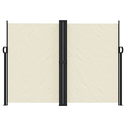 Avis Maison Chic Auvent latéral rétractable | Store latéral | Brise-vue latéral crème 180x600 cm -GKD98553