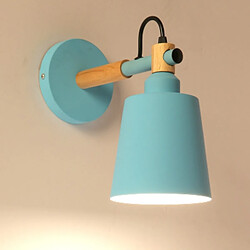 Wewoo Applique murale LED Escalier Allée Chevet Chambre Creative Simple Fond Restaurant Oblique Barrel LightAC 220V Bleu 