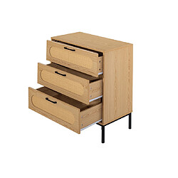 Bestmobilier Nagato - commode - bois - 70 cm pas cher