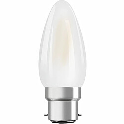 OSRAM Ampoule LED Flamme verre dépoli - 4 W 40 W - B22 - Blanc chaud