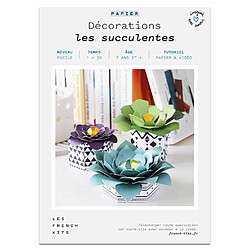 Youdoit Coffret création en papier - 3 succulentes