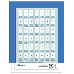 rillprint Étiquettes autocollantes 210x148 mm 500 feuilles Blanc