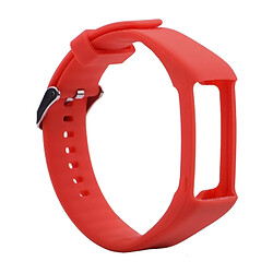 Avis Wewoo Bracelet pour montre connectée Dragonne Sport en silicone POLAR A360 / A370 rouge