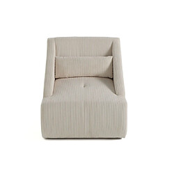 Lisa Design Onyx - fauteuil - en velours côtelé pas cher