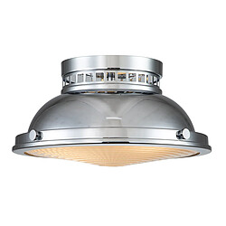 Elstead Lighting Plafonnier semi-encastré à 2 lumières, chrome poli Matériau : Diffuseur en acier,verre mouléColoris : Chrome poliNombre d'ampoules : 2Type d'ampoule : E27Puissance max par ampoule (W) : 40Ampoules incluses : NonHauteur en Cm :