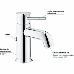 GROHE - Mitigeur monocommande Lavabo Taille S Start Classic Chromé 23782000 pas cher