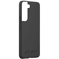 Coque Samsung Galaxy S22 Recyclable Just Green noir