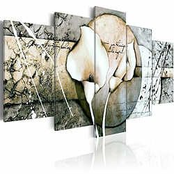 Paris Prix Tableau Imprimé The Secret of Calla Lily Grey 100 x 200 cm 