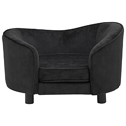 Avis Maison Chic Niche Canapé,Lit pour chien | Panier couchage pour chien Noir 69x49x40 cm Peluche -GKD34571