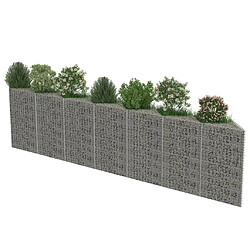 Avis vidaXL Mur de gabion Acier galvanisé 450 x 30 x 100 cm