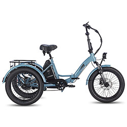 FAFREES F20 Mate Vélo Électrique - Moteur 500W Batterie 48V18.2AH Assisted Autonomie 110KM Freins Hydrauliques - Gris Bleu pas cher