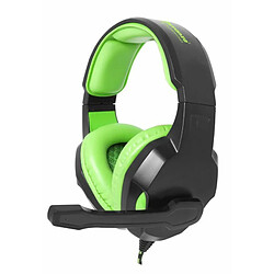 Esperanza EGH350G écouteur/casque Arceau Noir, Vert pas cher