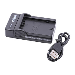 vhbw Chargeur USB de batterie compatible avec Sony Alpha 6600, 7 III, 7 IV, 7R IV, 8S III, 9 II batterie appareil photo digital, DSLR, action cam