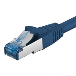 Digitus 0.5m Cat6a S/FTP câble de réseau 0,5 m S/FTP (S-STP) Bleu