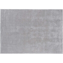 Venture Home Tapis en coton et polyester effet viscose argent Undra 240 x 170 cm.