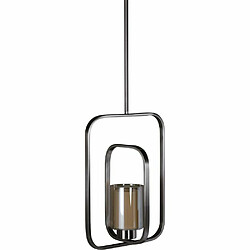 Venture Home Suspension en verre et acier Aludra.