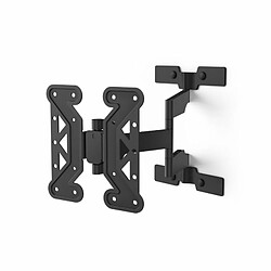 Hama Support mural TV FULLMOTION ``Ultraslim`` inclinable et pivotant pour TV écran plat entre 48 cm et 122 cm (19`` à 48``), jusqu'à 25 kg de charge supportée, VESA 200x200, Noir 