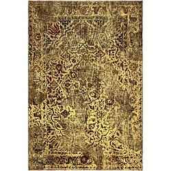 Acheter Vidal Tapis de laine 291x194 jaune Vintage Royal