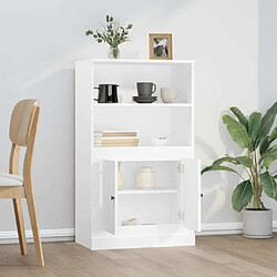 Avis Maison Chic Buffet,Meuble de Rangement,commode pour salon,Cuisine blanc 60x35,5x103,5 cm bois d'ingénierie -MN25804