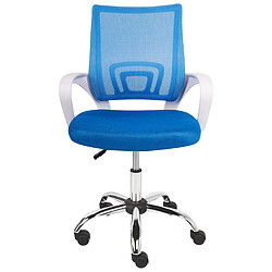 Acheter Beliani Chaise de bureau Bleu SOLID