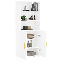 Avis Maison Chic Buffet,Meuble de Rangement,commode pour salon,Cuisine Blanc 69,5x34x180 cm Bois d'ingénierie -MN60812