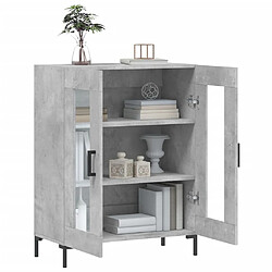 Acheter Maison Chic Buffet,Meuble de Rangement,commode pour salon,Cuisine gris béton 69,5x34x90 cm bois d'ingénierie -MN20366