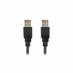 Câble USB Lanberg CA-USBA-20CU-0010-BK Noir 1 m
