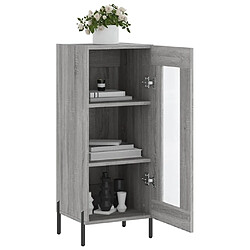 Acheter Maison Chic Buffet,Meuble de Rangement,commode pour salon,Cuisine Sonoma gris 34,5x34x90 cm Bois d'ingénierie -MN50964