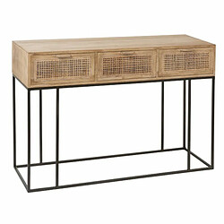 Paris Prix Console 3 Tiroirs en Bois Bombay 120cm Naturel 