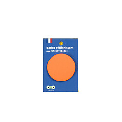 Micro Petit badge réfléchissant orange