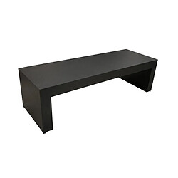 Banc 1.6m noir sable pour poêle à bois - P696128 - INVICTA