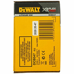 Batterie au lithium rechargeable Dewalt DCB547-XJ 9 Ah 18 V