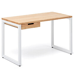 Ds Meubles Table bureau 1 tiroir 60x120x75cm BL-NA