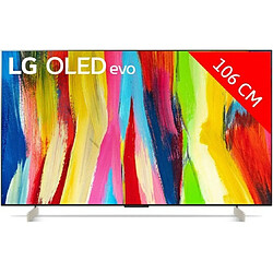 LG TV OLED 4K 106 cm OLED42C26 2022