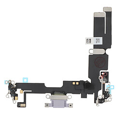 Relife Connecteur de Charge Lightning pour Apple iPhone 14 Plus Lavande