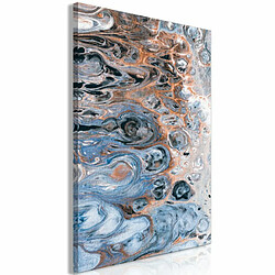 Paris Prix Tableau Imprimé Sienna Blue Marble 40 x 60 cm