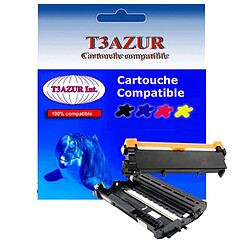 Kit Tambour+Toner Laser compatible pour Brother DCP1510, DCP1512 - T3AZUR Kit Tambour+Toner Laser compatible pour Brother DCP1510, DCP1512, TN1050, DR1050 - T3AZUR