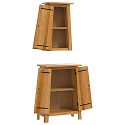 Avis vidaXL Ensemble de meubles de salle de bain 2 pcs bois de pin massif